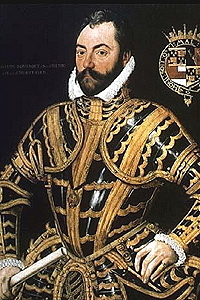 William Somerset, 3rd Earl of Worcester, in armor
