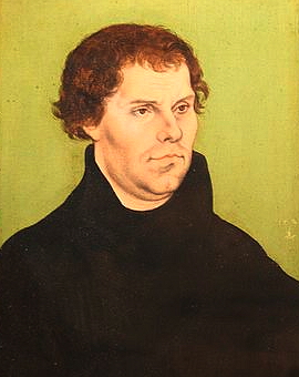 Martin Luther in a 1527 portrait